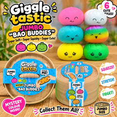 Giggle-tastic Jumbo Bao Buddies Squishy Toy