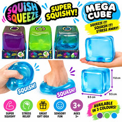 Squish Squeeze Mega Cube – Super Squishy Sensory Stress Toy