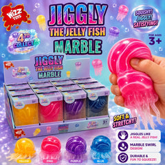 Wizz Toys Jiggly The Jelly Fish Marble – Sensory Squishy Toy
