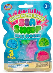 HGL Sea Sheep Glow In The Dark Mini Mochis – 3 Pack