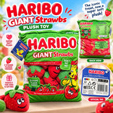 JHARIBO Giant Strawbs Plushie Friends – Share Size Bag with 5 Plush Toys