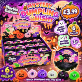 Mystery Halloween Dumpling Squishy – Marble Edition – 6 to Collect