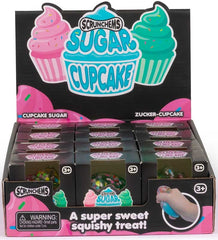 Scrunchems Sugar Cupcake Squishy Toy – Assorted Colours