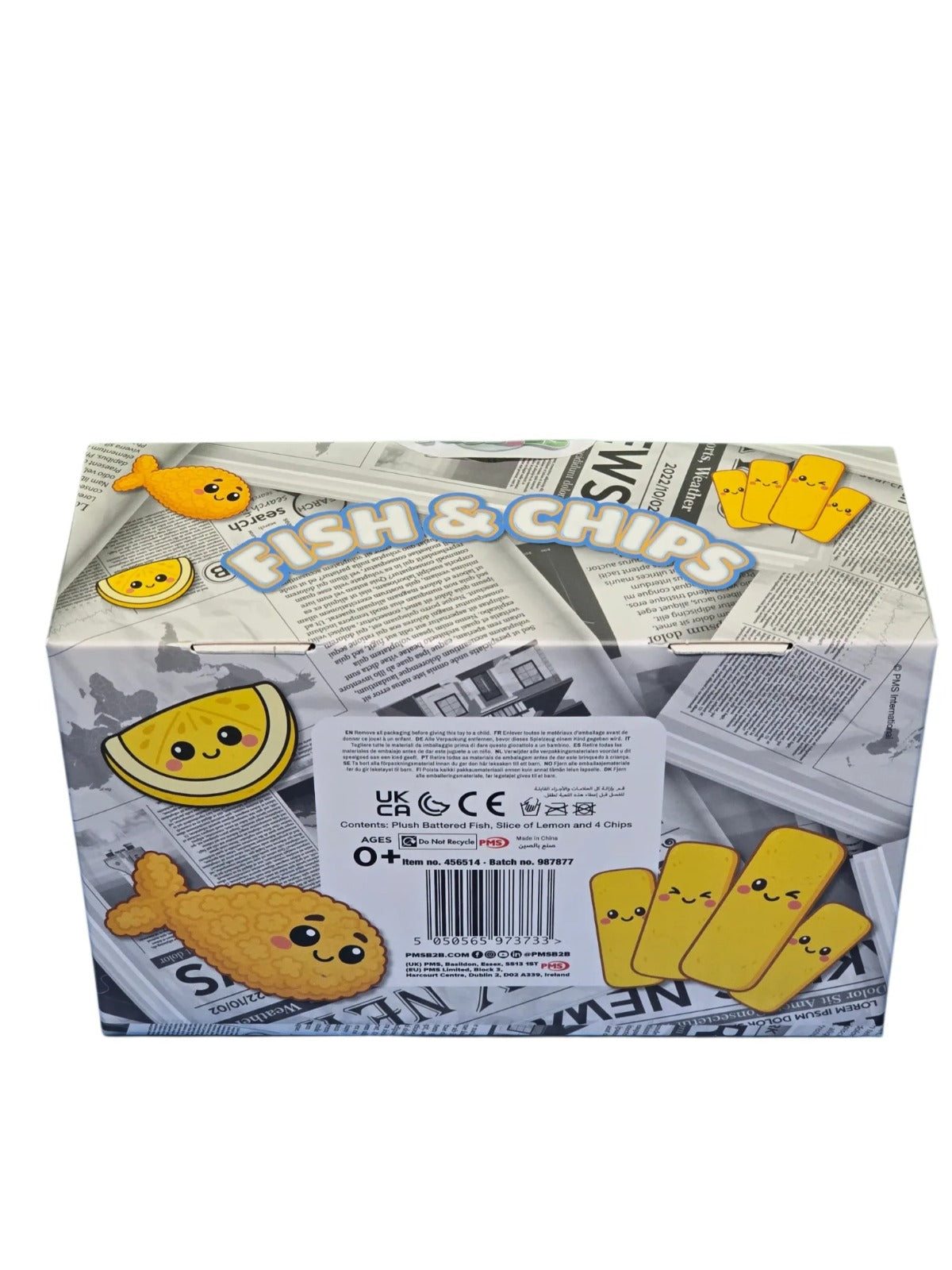Softlings Foodies Fish & Chips Plush Playset