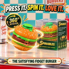 360° Spinning Fidget Burger
