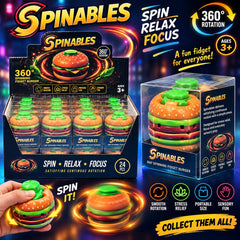 360° Spinning Fidget Burger