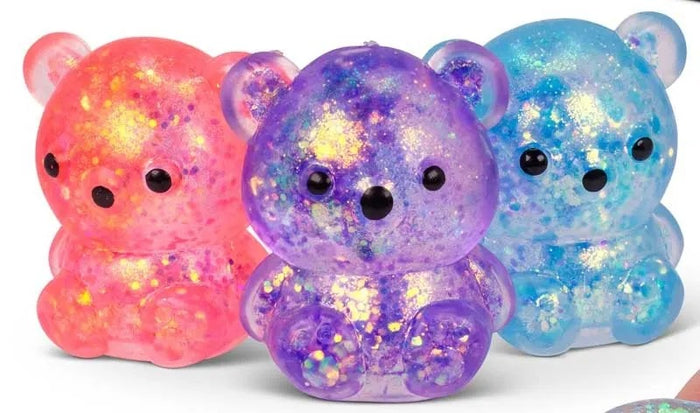 Glitter Gorilla Squishy Sensory Toy – Assorted Colours