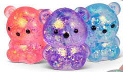 Glitter Gorilla Squishy Sensory Toy – Assorted Colours