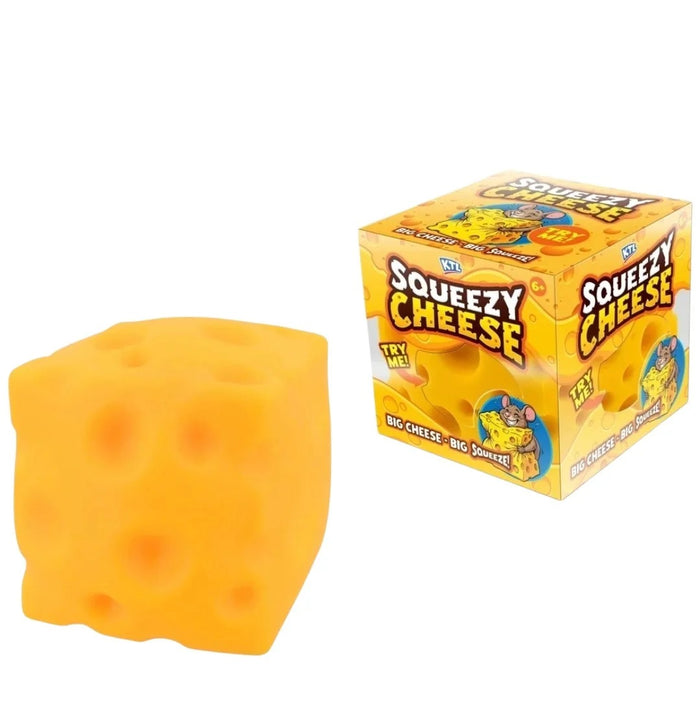 KTL Squeezy Cheese Giant Squishy Toy – Super Soft Sensory Fidget Toy