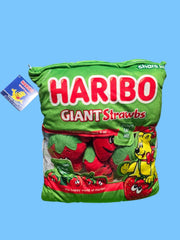 JHARIBO Giant Strawbs Plushie Friends – Share Size Bag with 5 Plush Toys