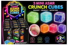 Scrunchems 3 Mini ASMR Crunch Cubes – Squishy Sensory Toy