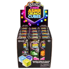 Scrunchems 3 Mini ASMR Crunch Cubes – Squishy Sensory Toy