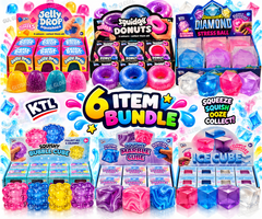 KTL 6 Piece Squishy & Stress Toy Bundle