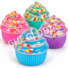 Scrunchems Sugar Cupcake Squishy Toy – Assorted Colours