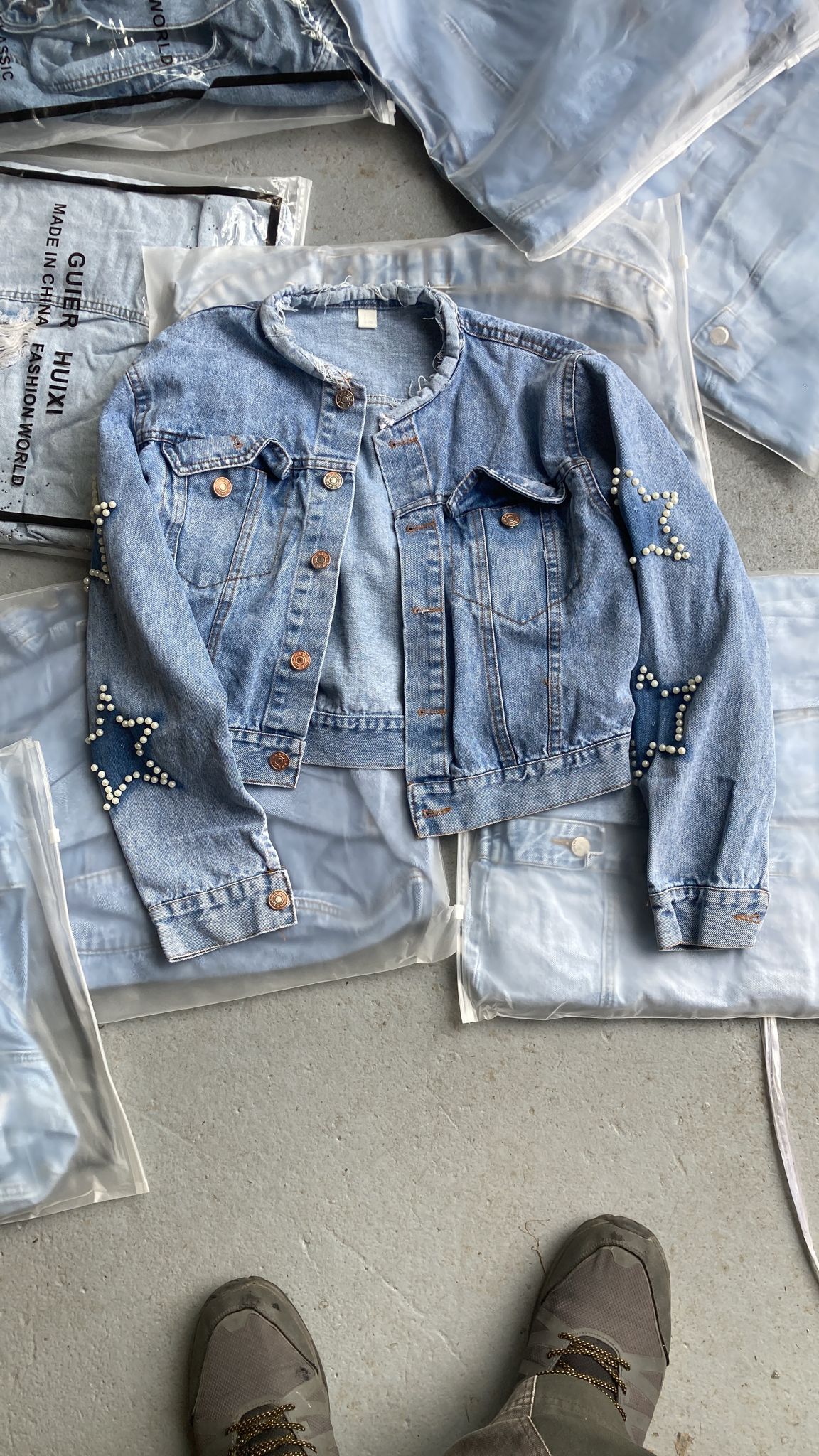 Special Offer – 20x Denim Jean Jackets Wholesale Bundle – Mixed – New Packaged