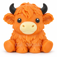Squeezy Highland Cow Squishy Sensory Fidget Toy