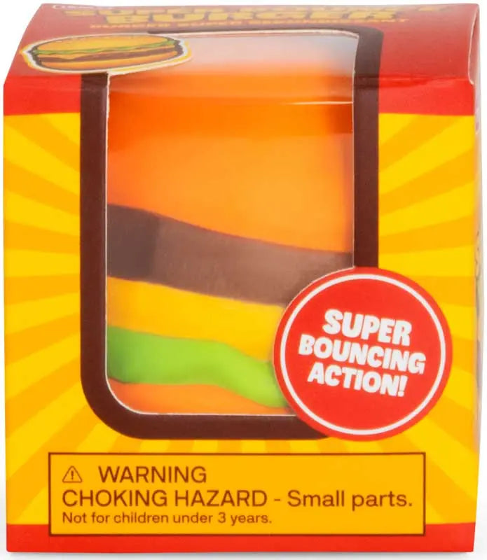 Keycraft Super Bounce Burger – Burger-Shaped Bouncy Toy